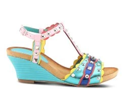 Top 10 🎁 Women's Patrizia Wildhoney Wedge 🩴 Sandals Pink Multi 🤩