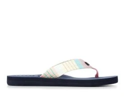 Wholesale 🌟 Women's Tommy Hilfiger Coupes Flip-Flops Pink Multi ⌛