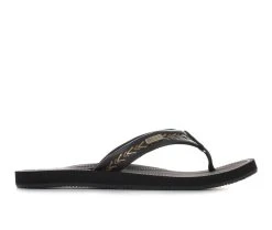 Deals ✨ Women's Reef Beachbreak Flip-Flops Black 👏