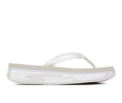 Cheapest 🌟 Women's Volatile Untamed Flip-Flops White Camo 😀