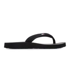 New 👍 Women's Tommy Hilfiger Kail Flip-Flops Black ✔️