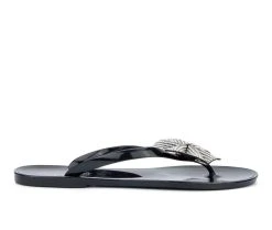 Wholesale 🤩 Women's Olivia Miller Becky Flip-Flops Black ✨