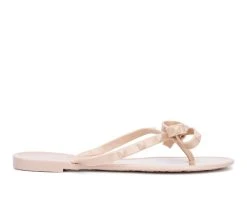 Best deal 😀 Women's Olivia Miller Malibu Flip-Flops Nude 💯