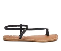 Cheapest ❤️ Women's Beach By Matisse Gelato 🩴 Sandals Black Lizard 😍