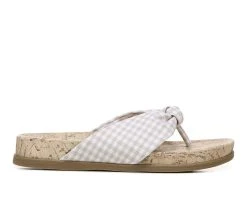 Coupon 🛒 Women's LifeStride Happy 🩴 Sandal Natural Gingham ⭐