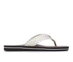 Brand new 💯 Women's Tommy Hilfiger Chill Flip-Flops Light Natural 🎁