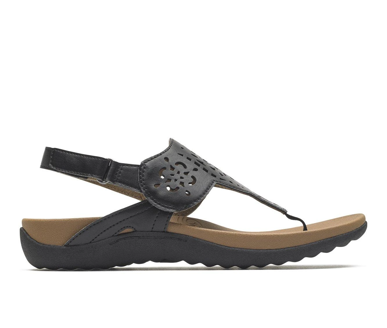 Discount ๐ Women's Rockport Ridge Circle Sling ๐ฉด Sandals Black โ๏ธ - Image 2