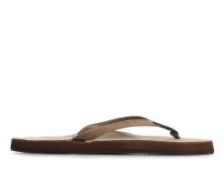Best Sale ๐คฉ Women's Rainbow ๐ฉด Sandals Single Layer Premier Leather -301ALTSN Flip-Flops Sierra Brown โ๏ธ