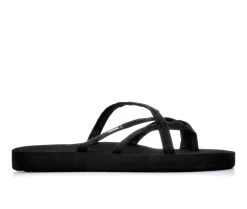 Cheap 🔔 Women's Teva Olowahu Strappy 🩴 Sandals Black/Black 👍
