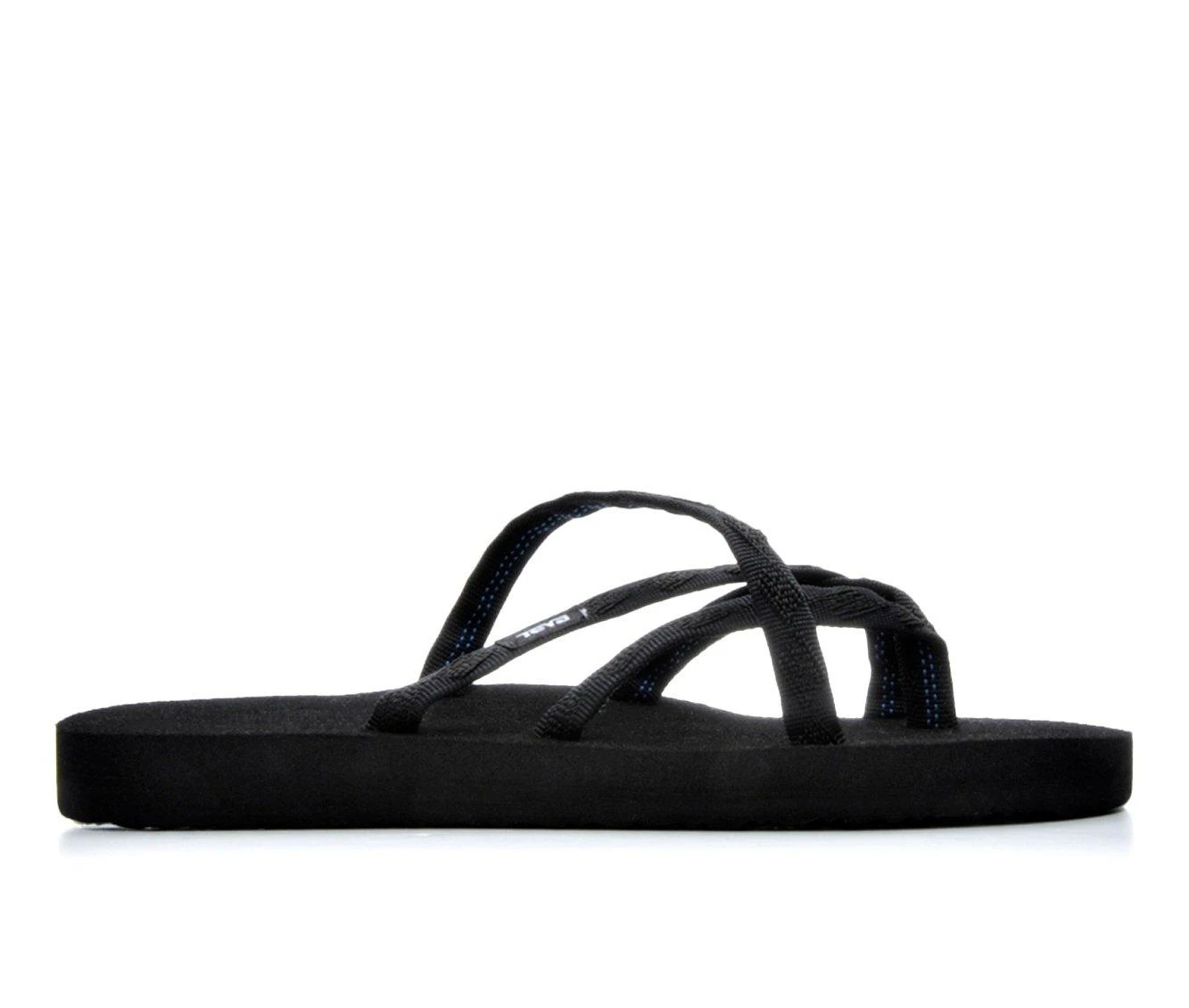 Cheap 🔔 Women's Teva Olowahu Strappy 🩴 Sandals Black/Black 👍 - Image 2