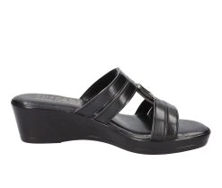 Deals 🛒 Women's TUSCANY BY EASY STREET Anzola Wedges Black 🥰