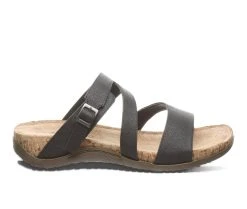 Best Sale 🎉 Women's Bearpaw Teresa Footbed 🩴 Sandals Black ✔️