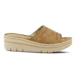 Brand new 🛒 Women's Flexus Basie Wedge 🩴 Sandals Copper 😀