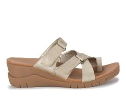 Best deal 🔔 Women's Baretraps Canice Slip-Resistant Wedge 🩴 Sandals Champagne ⭐