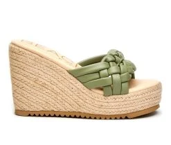 Best Sale 🎁 Women's Beach By Matisse Sasha Platform Wedges Sage ⭐