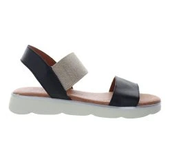 Flash Sale โ Women's Bernie Mev GI01 Wedge ๐ฉด Sandals Black โ