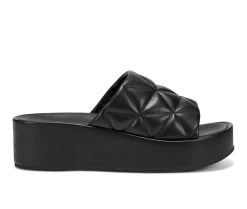 Best deal ❤️ Women's Aerosoles Dayna Platform Wedge 🩴 Sandals Black ✔️