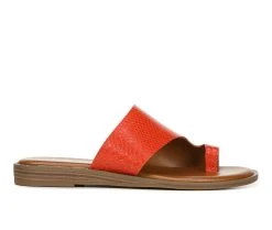 Coupon 🧨 Women's Franco Sarto Gem 🩴 Sandals Bright Orange 👍