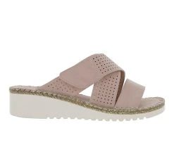 Best deal ⭐ Women's Mia Amore Griffin Wedge 🩴 Sandals Blush 🎉