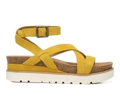 Discount 🧨 Women's Zodiac Kadi Platform 🩴 Sandals Yellow ✨