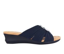 Buy 😉 Women's Impo Geneen Wedges Midnight Blue ⭐