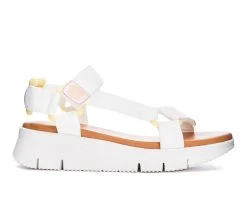 Promo ⭐ Women's Dirty Laundry Qwest Wedge 🩴 Sandals White 🌟