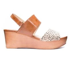 Wholesale 😉 Women's CL By Laundry Christel Wedges Nude/Camel 😍