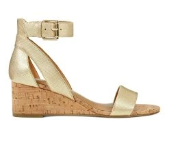 Best Pirce 🥰 Women's Aerosoles Willowbrook Wedges Gold Metallic 😍