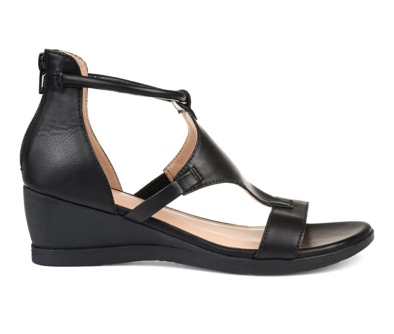 Cheapest โค๏ธ Women's Journee Collection Trayle Wedges Black ๐ - Image 2