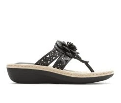 Best reviews of 😀 Women's Cliffs By White Mountain Cynthia Wedge Flip-Flops Black 🔥