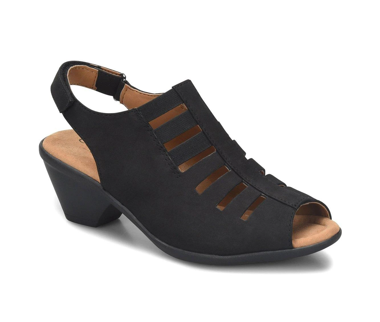 Brand new โ Women's Comfortiva Faye ๐ Dress ๐ฉด Sandals Black Nubuck โค๏ธ - Image 3