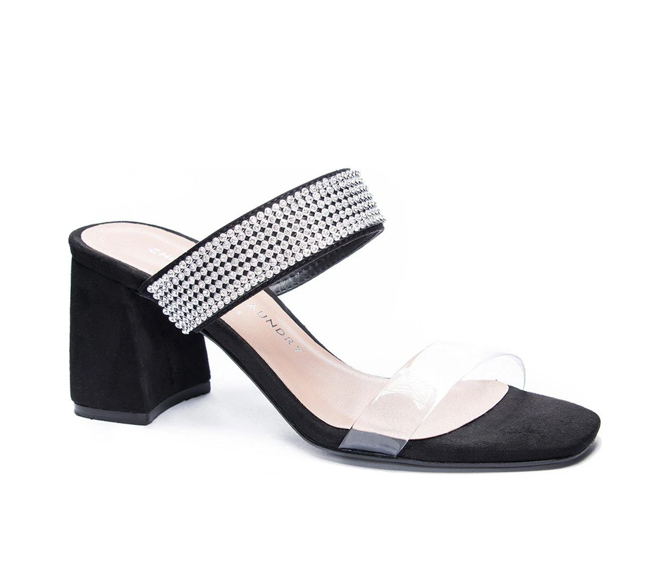 Coupon ๐ Women's Chinese Laundry Yas Mule ๐ Heels Vinyl/Black ๐คฉ - Image 3