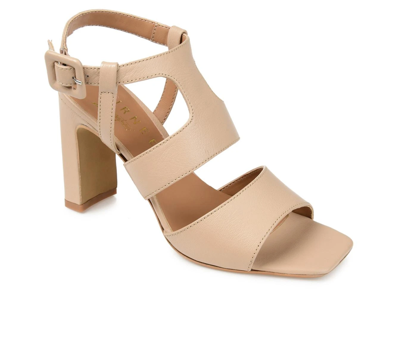 Coupon 😉 Women's Journee Signature Beckie 👗 Dress 🩴 Sandals Beige 🔥 - Image 3