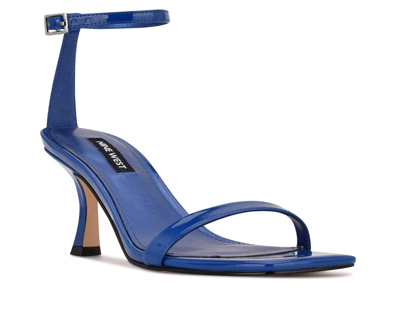 Coupon โญ Women's Nine West Ripe ๐ Dress ๐ฉด Sandals Blue Patent โญ - Image 3
