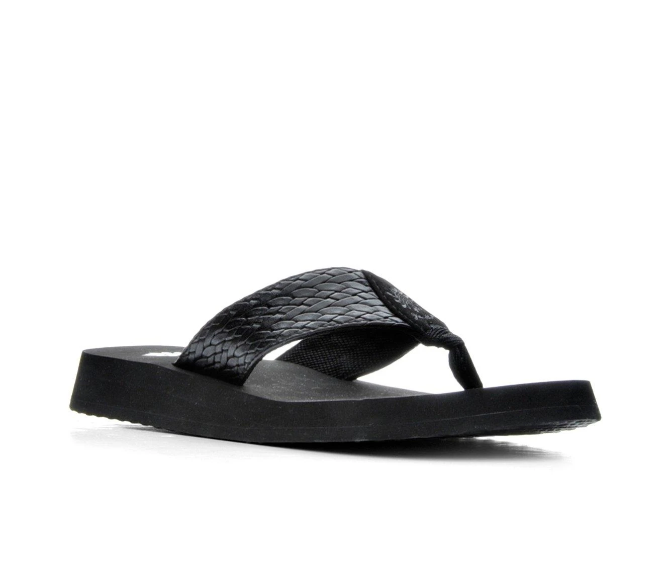 New 😉 Women's Yellow Box Flax Flip-Flops Black 😉 - Image 3