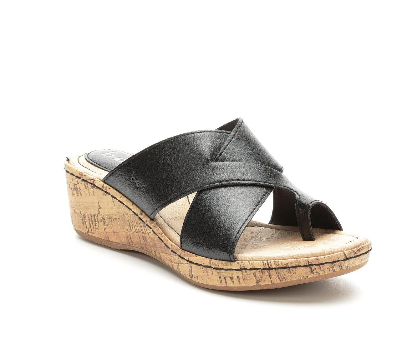 Best Pirce 👍 Women's BOC ☀️ Summer Wedge 🩴 Sandals Black ✨ - Image 3