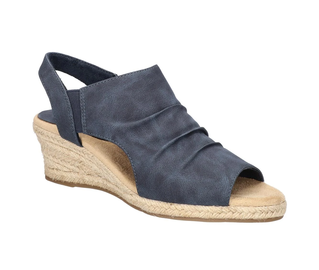 Top 10 👍 Women's Easy Street Teje Espadrille Wedge 🩴 Sandals Navy 🔥 - Image 3