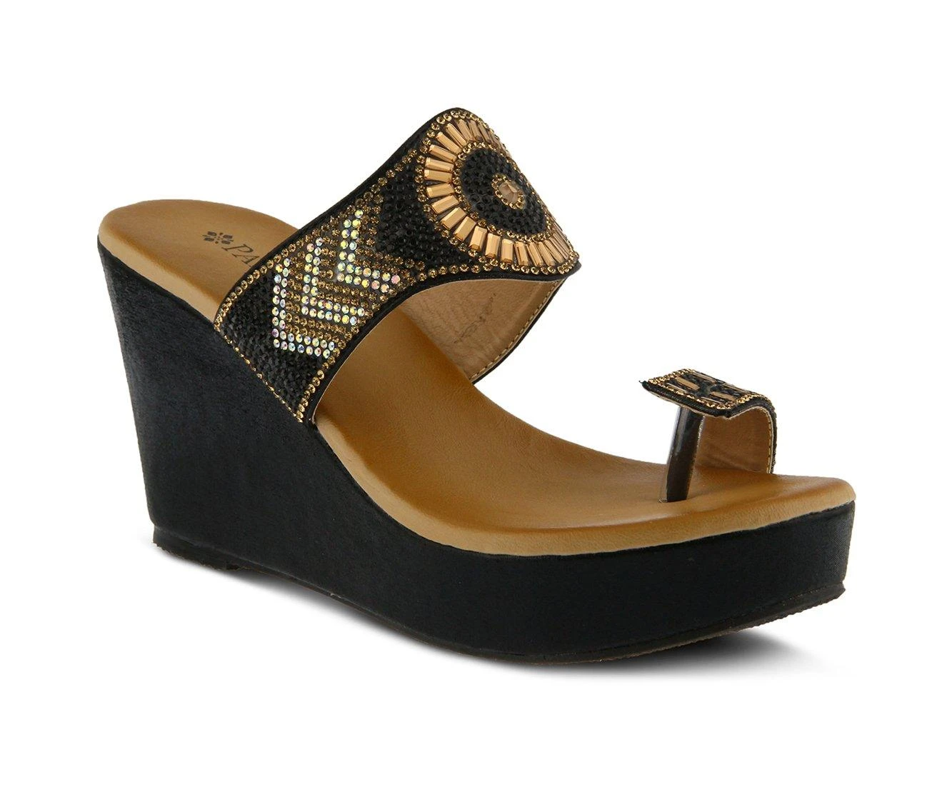 Deals 👍 Women's Patrizia Aneha Wedges Black 🛒 - Image 3