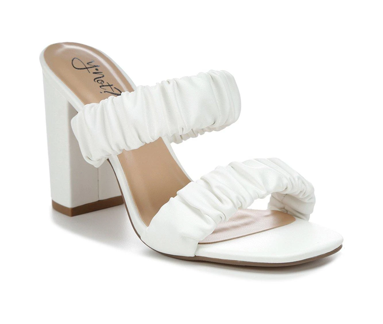 Outlet ๐งจ Women's Y-Not Jayda ๐ Dress ๐ฉด Sandals White ๐ฅฐ - Image 3