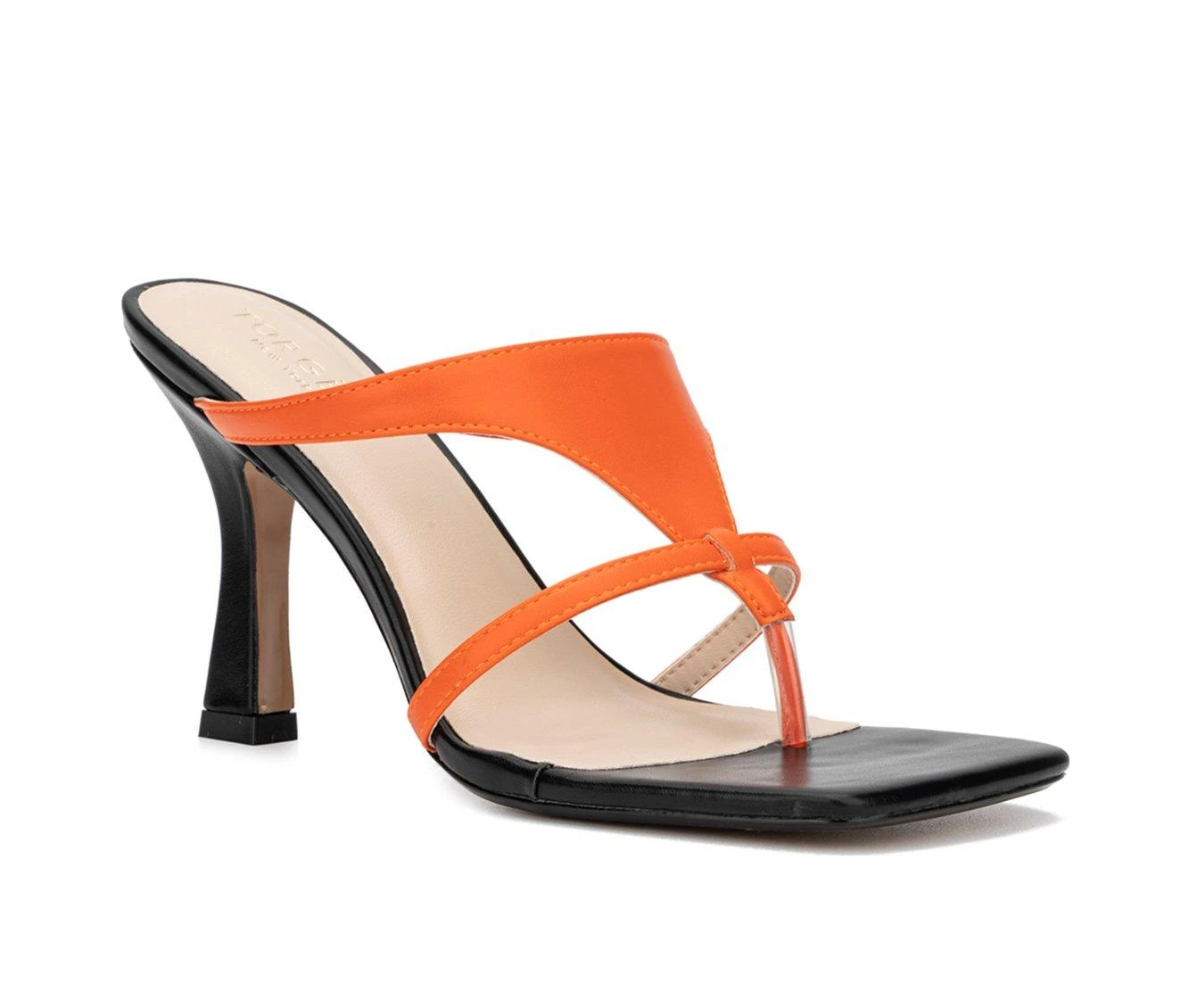 Discount 👏 Women's Torgeis Aconite Stiletto 🩴 Sandals Orange 💯 - Image 3
