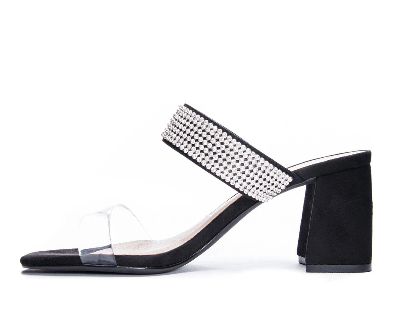 Coupon ๐ Women's Chinese Laundry Yas Mule ๐ Heels Vinyl/Black ๐คฉ - Image 4