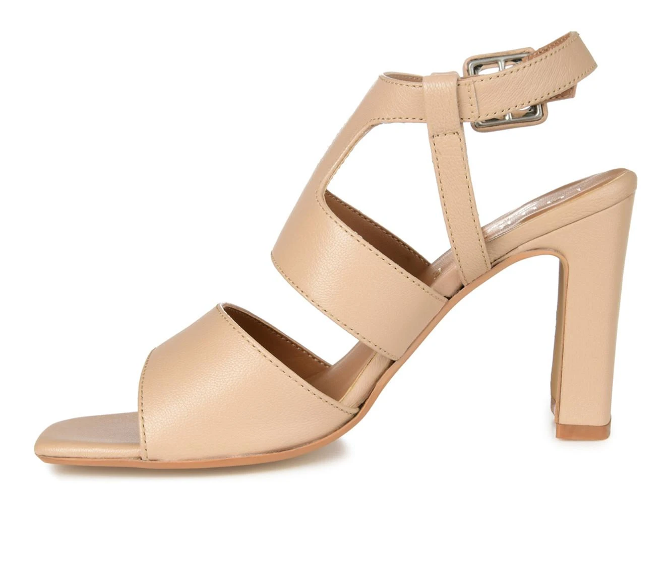 Coupon 😉 Women's Journee Signature Beckie 👗 Dress 🩴 Sandals Beige 🔥 - Image 4