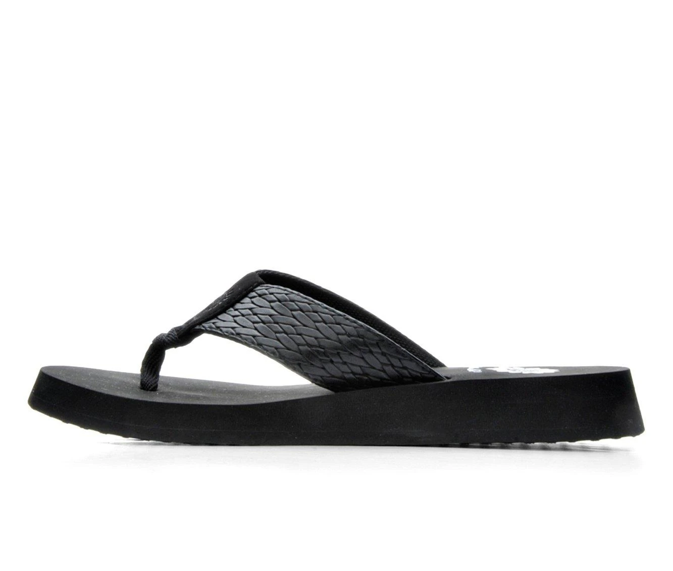 New 😉 Women's Yellow Box Flax Flip-Flops Black 😉 - Image 4