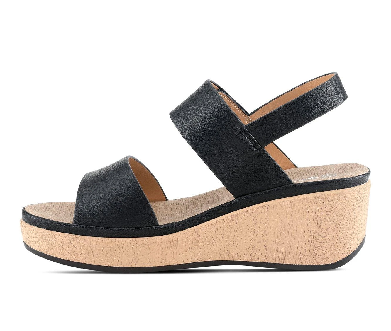 Cheapest 🔥 Women's Patrizia Spelta Wedge 🩴 Sandals Black ⭐ - Image 4