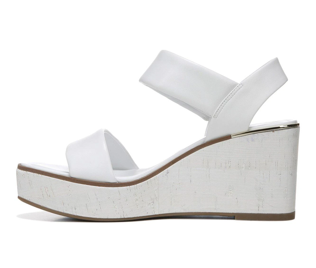 Brand new โจ Women's Franco Sarto Sweety Wedge ๐ฉด Sandals White ๐ฅฐ - Image 4