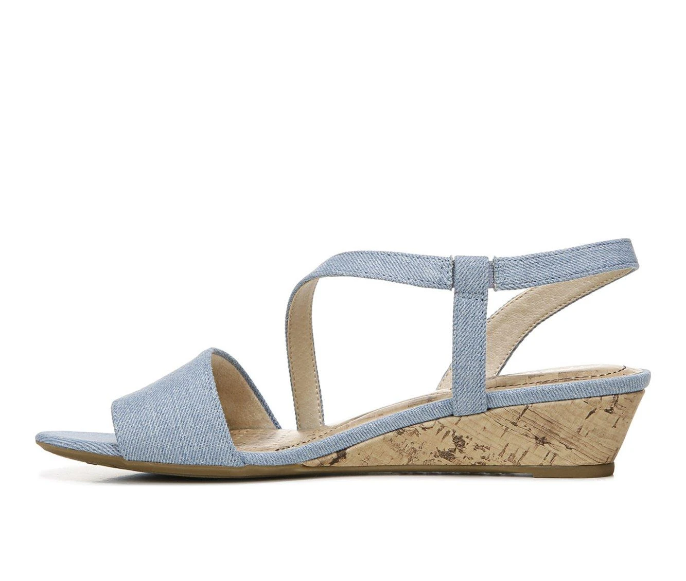 Best Sale ๐ Women's LifeStride Yasmine Wedge ๐ฉด Sandals Light Blue ๐ - Image 4