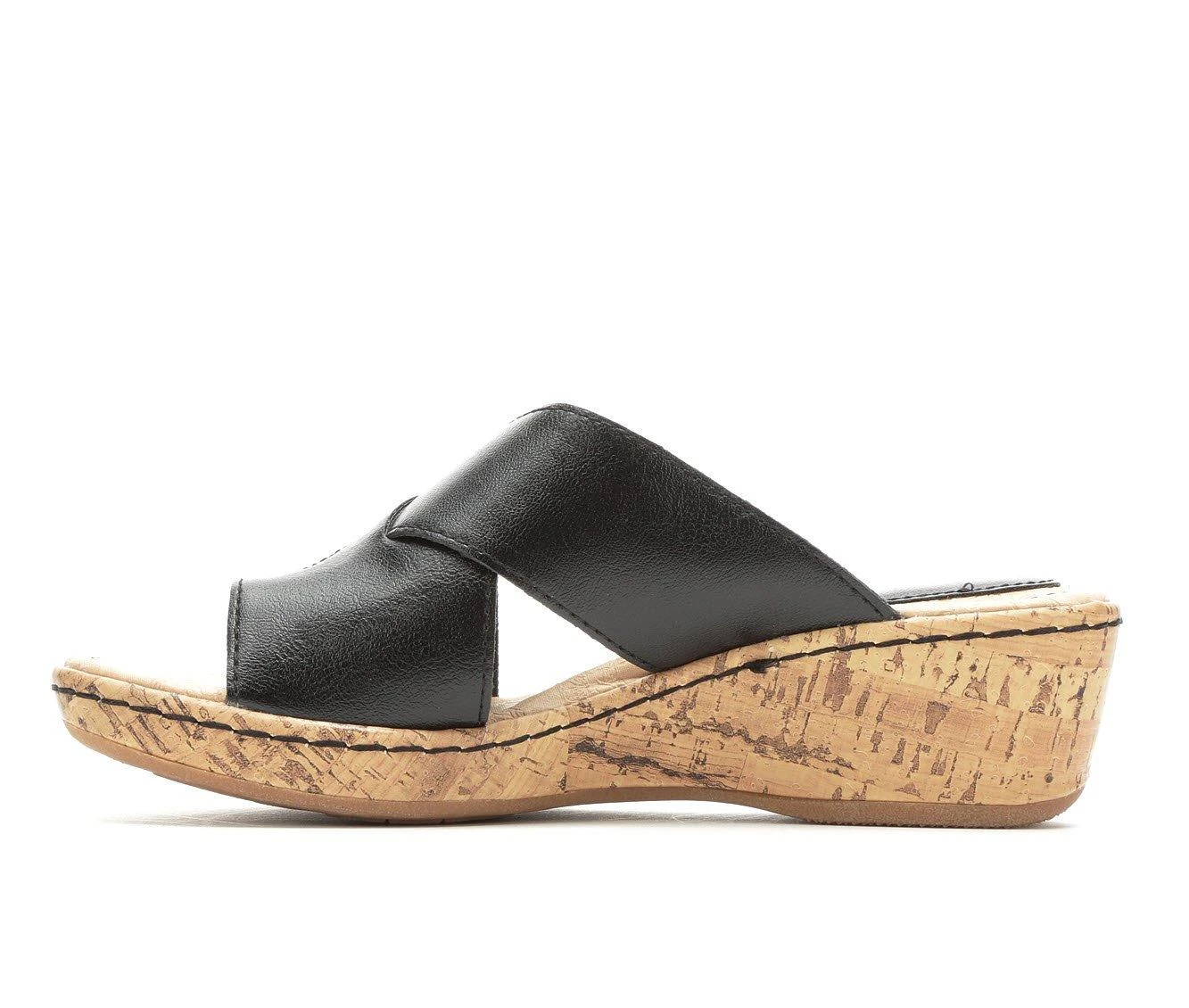 Best Pirce 👍 Women's BOC ☀️ Summer Wedge 🩴 Sandals Black ✨ - Image 4