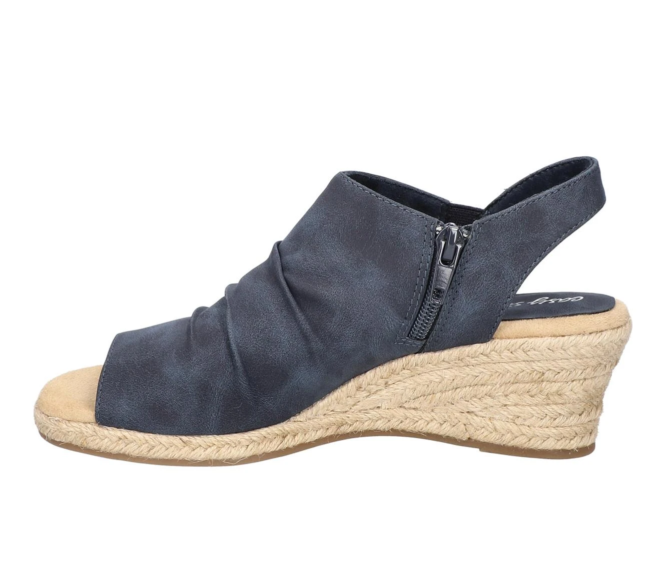 Top 10 👍 Women's Easy Street Teje Espadrille Wedge 🩴 Sandals Navy 🔥 - Image 4