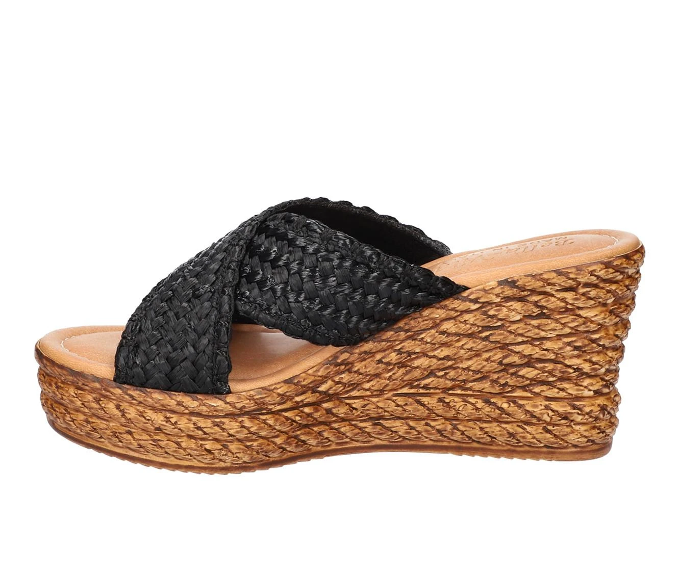Hot Sale ๐ Women's Bella Vita Italy Geo-Italy Espadrille Wedge ๐ฉด Sandals Black ๐ - Image 4