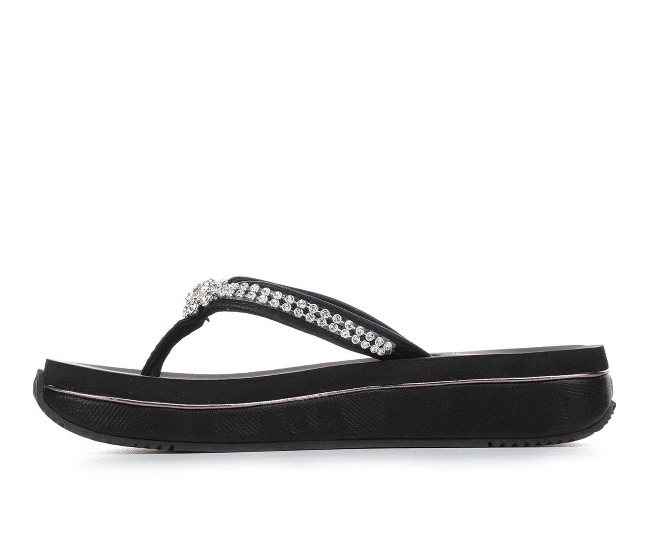 Best reviews of 🥰 Women's Volatile Sol Rhinestone Wedges Black 🎉 - Image 4